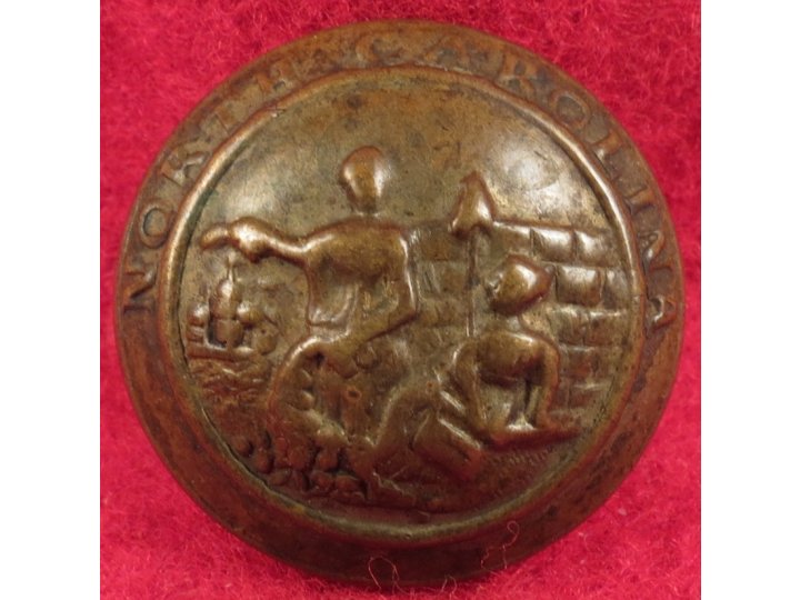 North Carolina State Seal Button